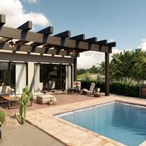 Terraza con alberca